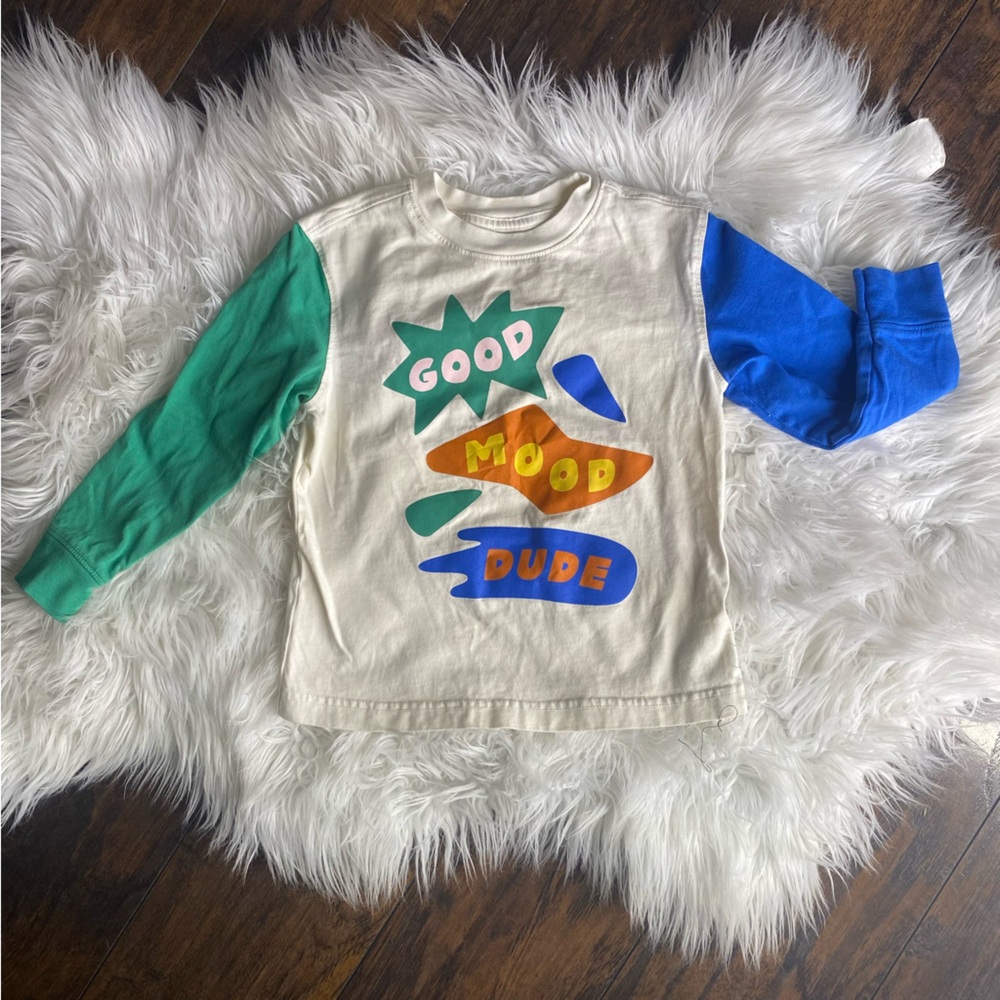 Colorful Graphic Long Sleeve Shirt 4T